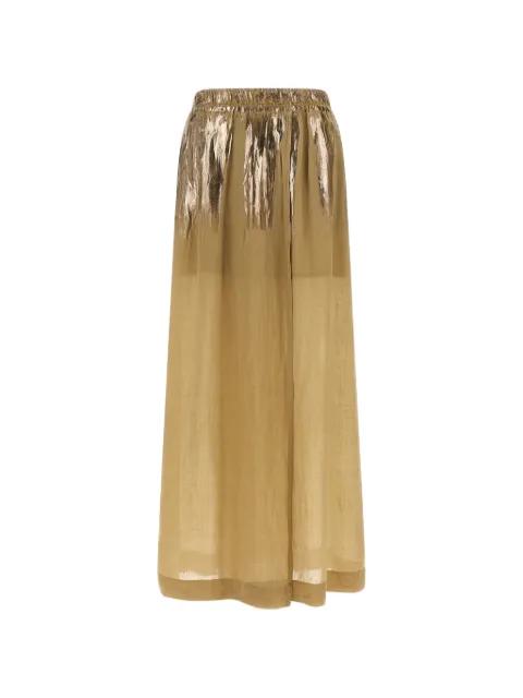 laminated varnish elastic mid skirt by NUDE:MASAHIKO MARUYAMA