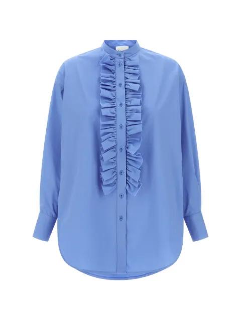 mandarin-collar ruffled shirt by NUDE:MASAHIKO MARUYAMA