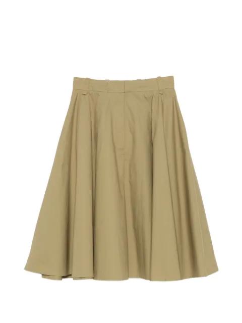 pleated flared midi skirt by NUDE:MASAHIKO MARUYAMA