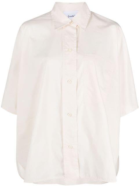 short-sleeve cotton shirt by NUDE:MASAHIKO MARUYAMA