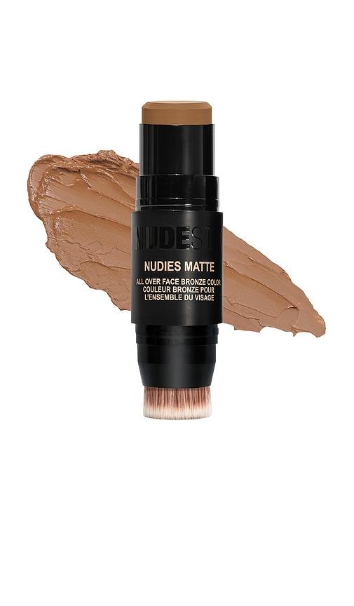 NUDESTIX Nudies Matte All Over Face Bronze Color in Sunkissed Tan by NUDESTIX