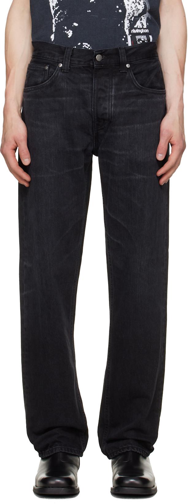 Black Rad Rufus Jeans by NUDIE JEANS