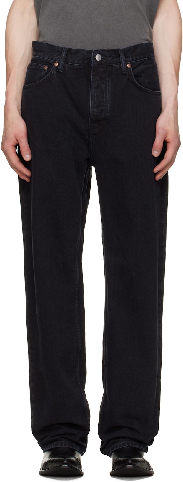 Black Tuff Tony Jeans by NUDIE JEANS