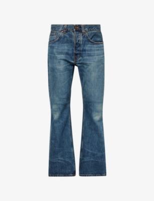 Flared-Leg Glenn Denim Jeans by NUDIE JEANS