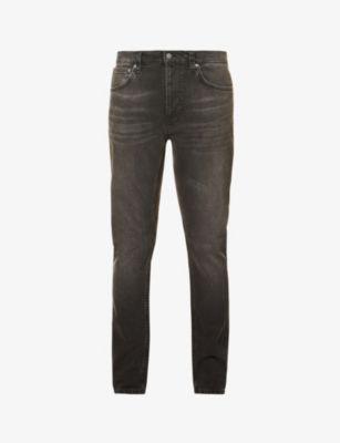 Lean Dean slim-fit mid-rise stretch-denim tapered jeans by NUDIE JEANS
