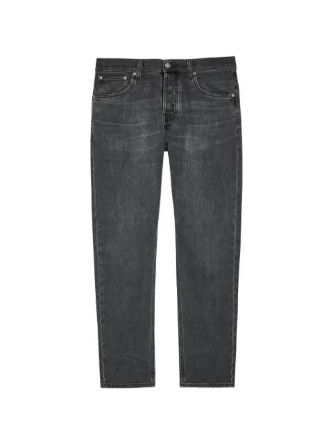 Ollie buttoned denim straight-leg jeans by NUDIE JEANS