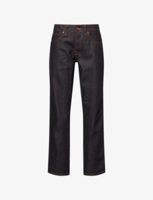 Solid Ollie Slim-Fit Denim Jeans by NUDIE JEANS