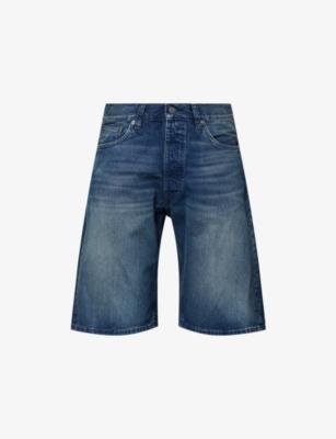 Zeb Mid-Rise Denim Shorts by NUDIE JEANS