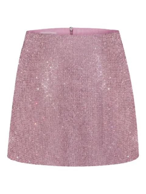 Camille crystal-embellished mini skirt by NUE