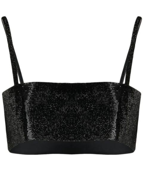 Charlotte crystal-embellished top by NUE