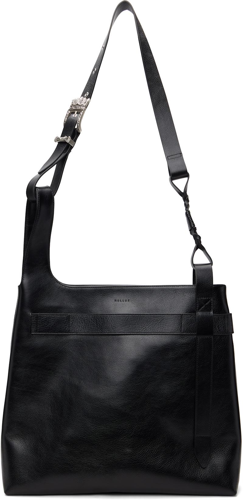 Black Calf Crown Bag by NULLUS