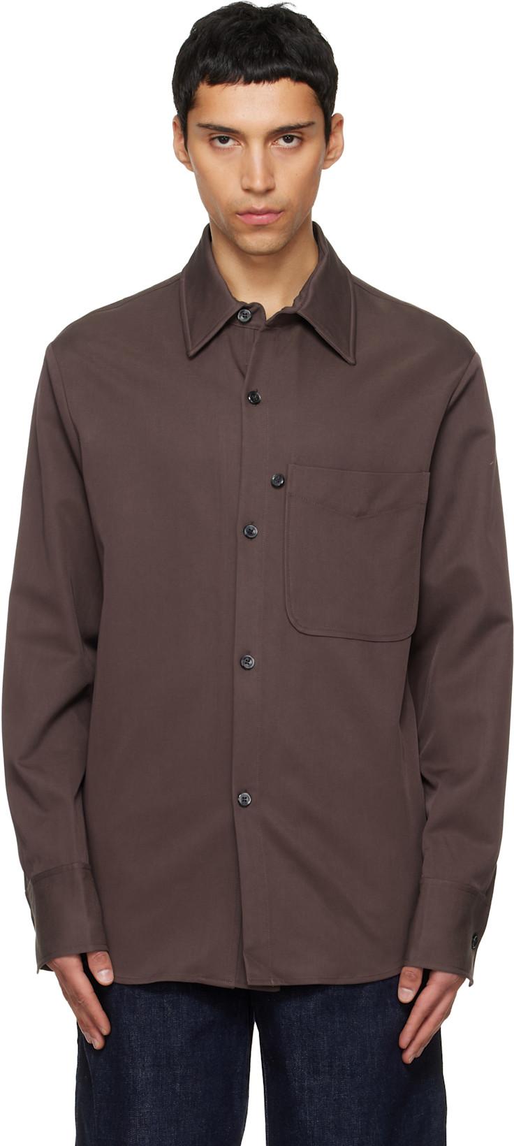 Brown Violin Shirt by NULLUS