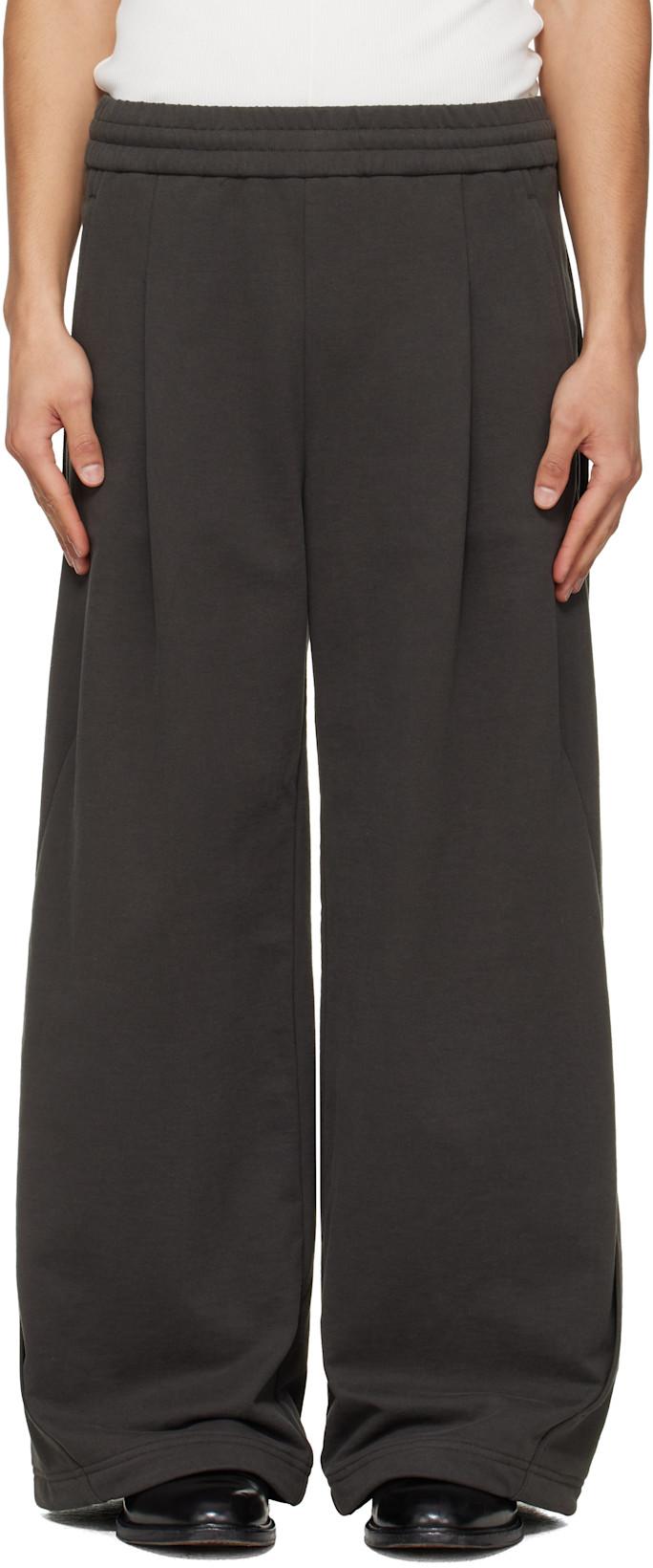 Gray Interweaved Sweatpants by NULLUS