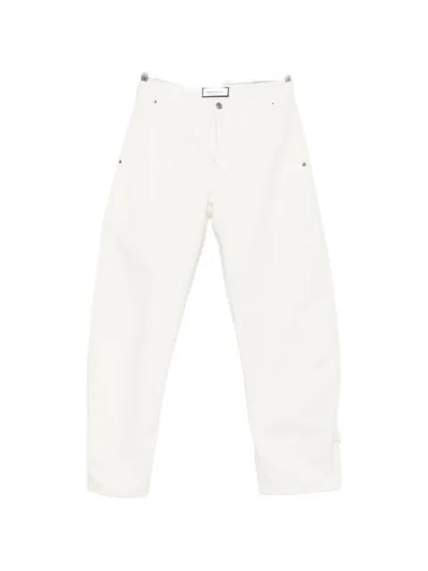 button-tab wide-leg jeans by NUMERI