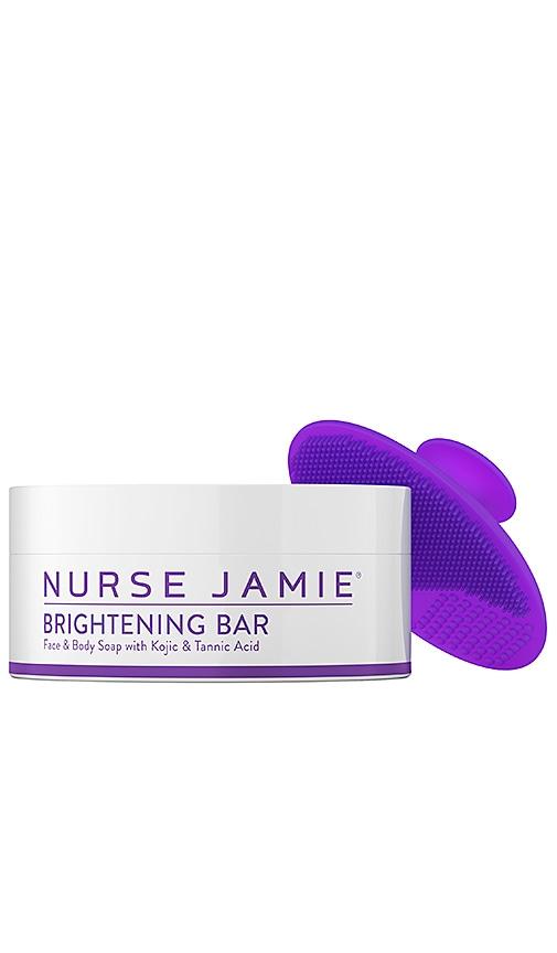 Nurse Jamie Brightening Bar & Exfolibrush Silicone Facial Brush in Beauty by NURSE JAMIE