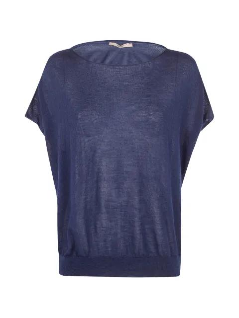 boat-neck T-shirt by NUUR
