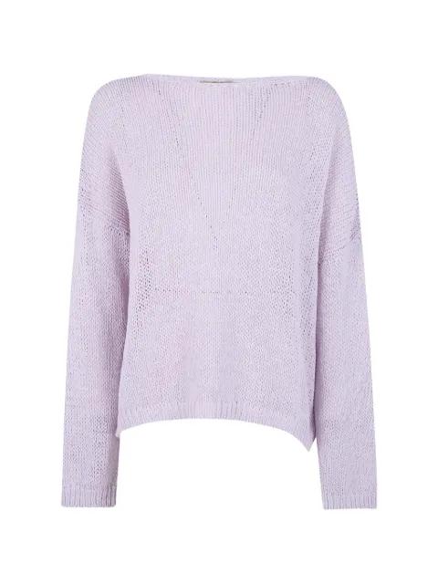 boat-neck sweater by NUUR