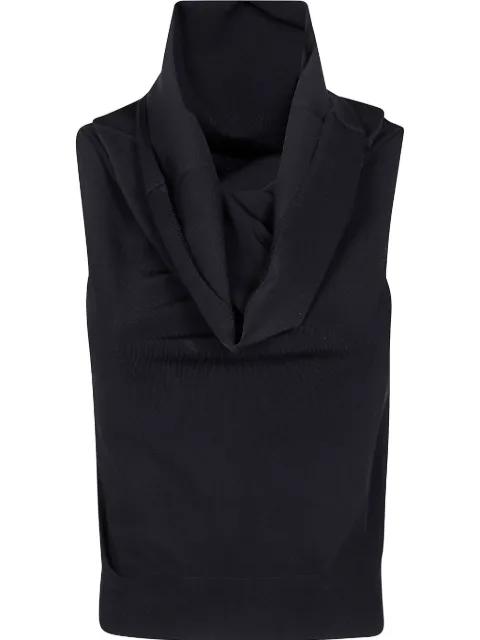 cowl-neck top by NUUR