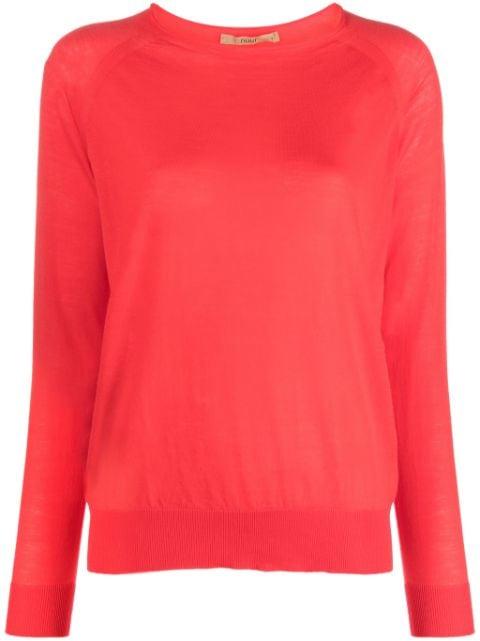 crew-neck merino wool jumper by NUUR
