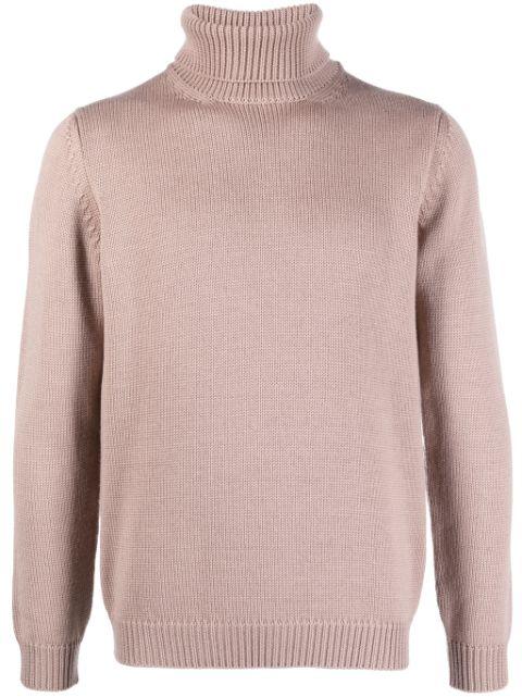 roll neck merino wool jumper by NUUR