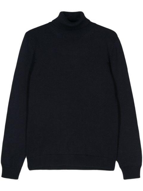 roll neck merino wool jumper by NUUR