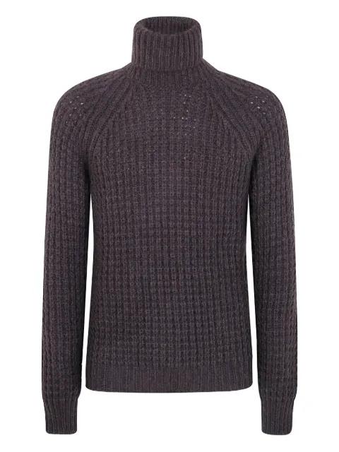 turtleneck ribbed sweater by NUUR