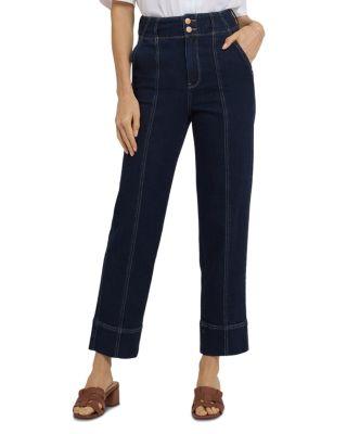 Kasey High Rise Stovepipe Ankle Jeans in Morning Tide by NYDJ