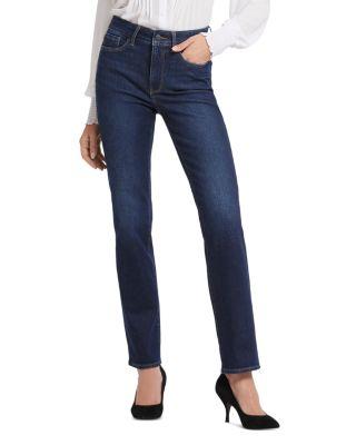 Marilyn High Rise Straight Jeans in Riverbridge by NYDJ