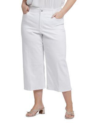 Brigitte Wide Leg Capri Pants by NYDJ PLUS