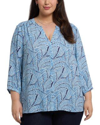 Pintuck Blouse by NYDJ PLUS