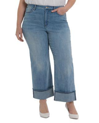 Teresa High Rise Wide Leg Jeans by NYDJ PLUS