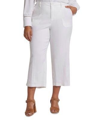 Wide Leg Capri Pants by NYDJ PLUS