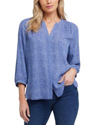 Pintuck Blouse by NYDJ