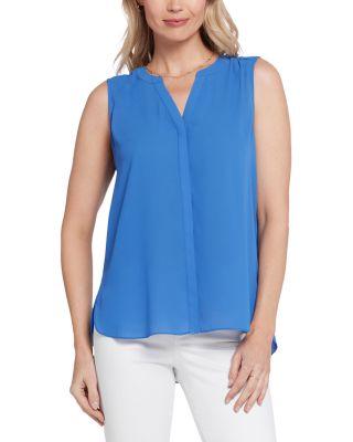 Sleeveless Pleat Back Blouse by NYDJ