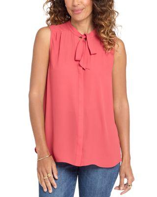 Sleeveless Tie Neck Blouse by NYDJ