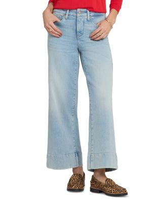 Teresa High Rise Wide Leg Ankle Jeans in Keys View by NYDJ