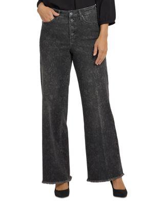Teresa High Rise Wide Leg Jeans in Grey Province by NYDJ