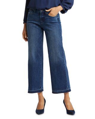 Teresa Wide Leg Ankle Jeans in Moonlight by NYDJ