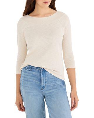3/4 Sleeve Ballet Boat Tee by NZT BY NIC+ZOE
