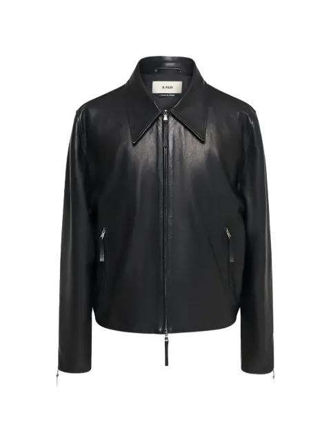 leather jacket by O.FILES