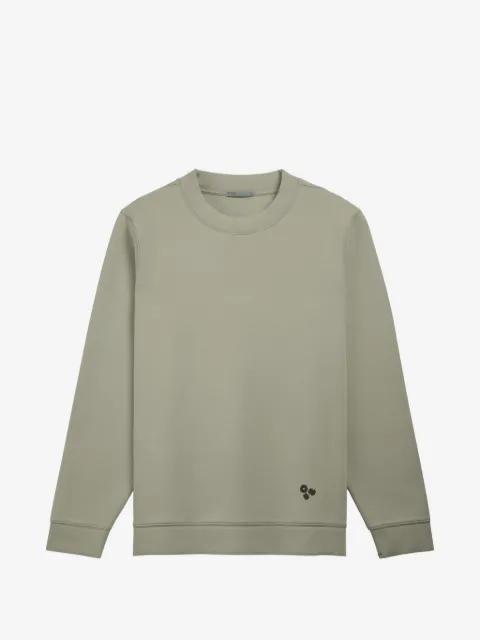 logo-print cotton sweatshirt by O.N.S