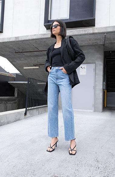 90S STRAIGHT LEG JEAN by OAK + FORT