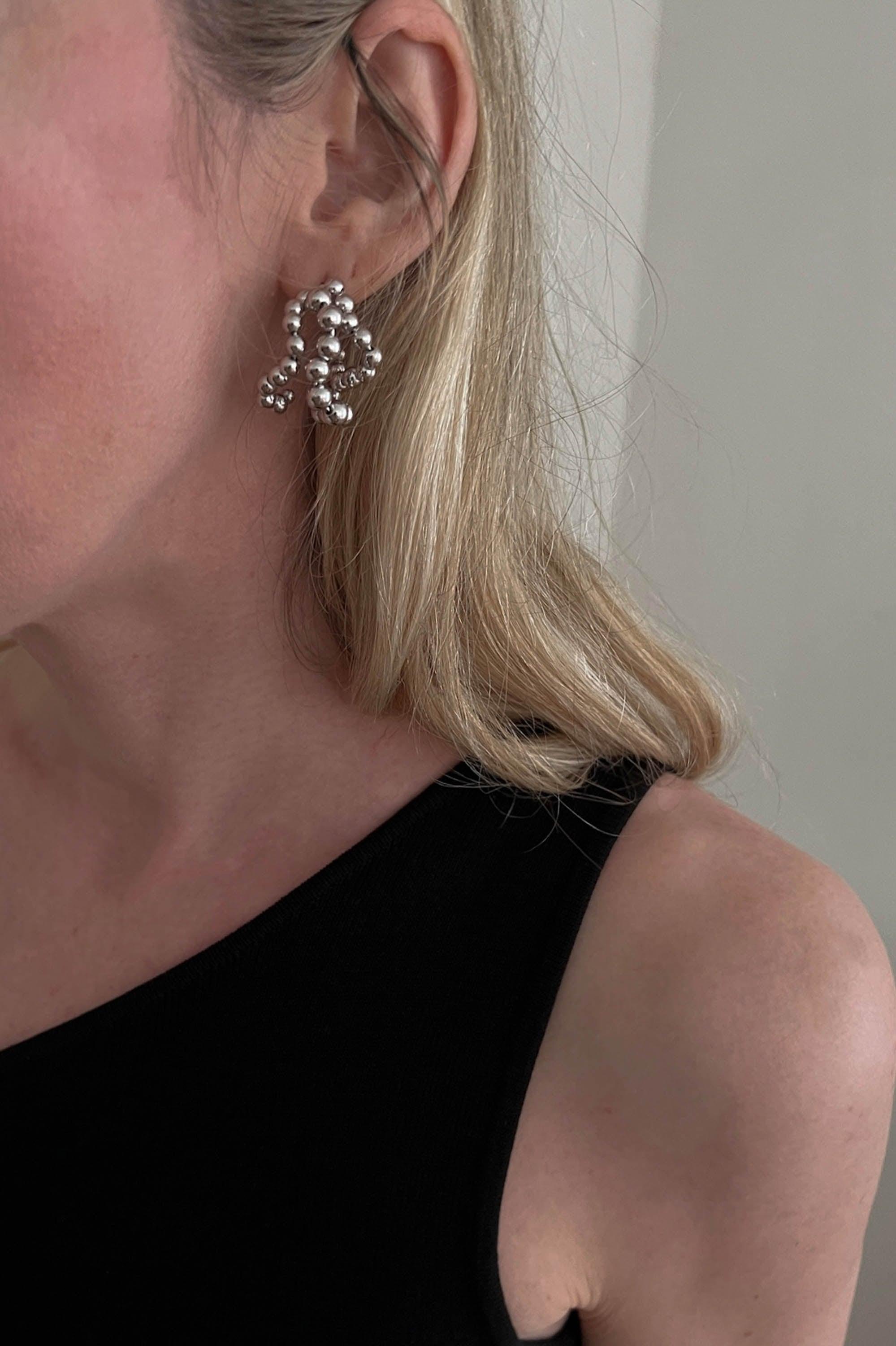 ABSTRACT BEAD EARRING by OAK + FORT