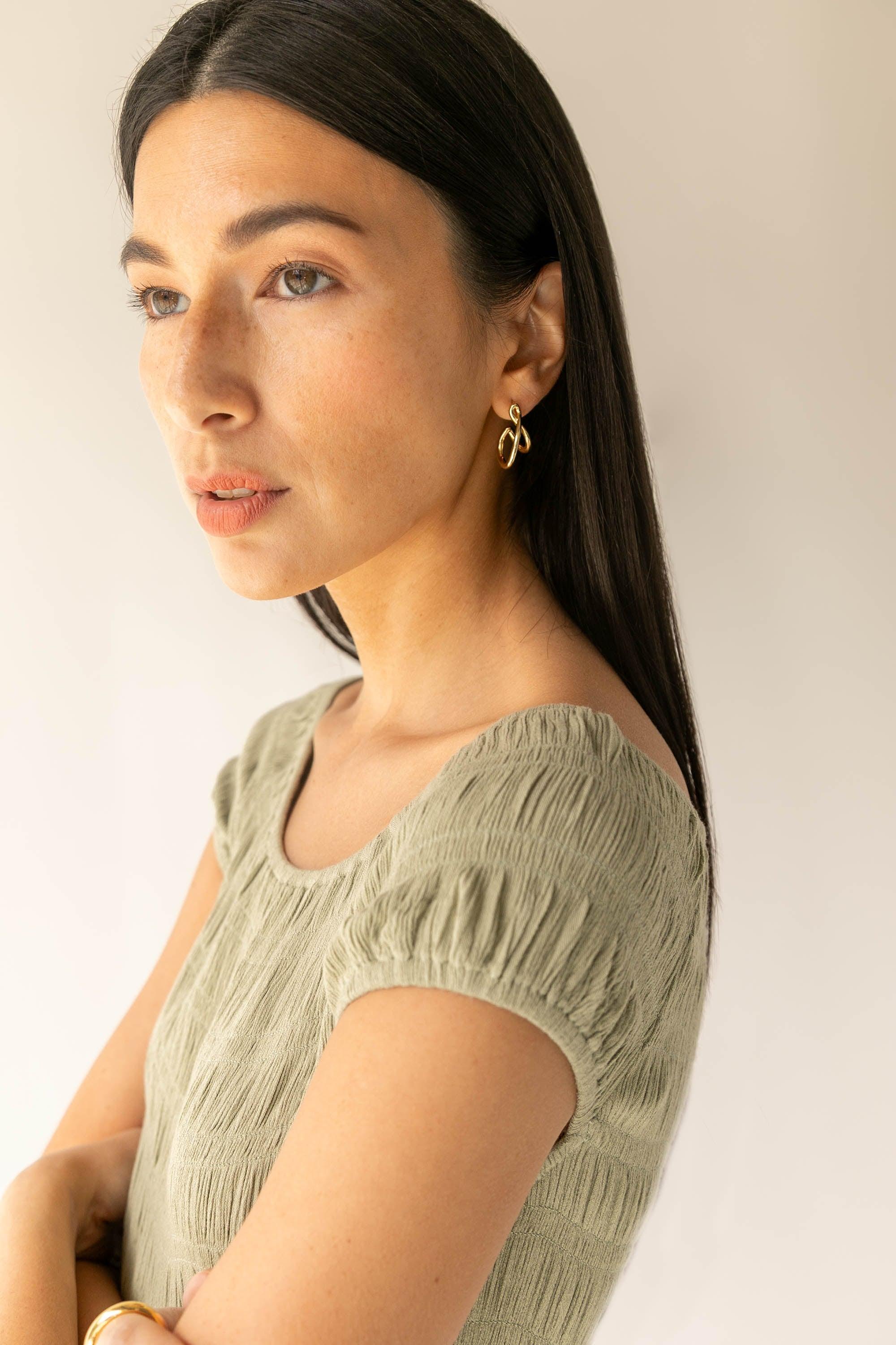 ABSTRACT DOUBLE HOOP by OAK + FORT
