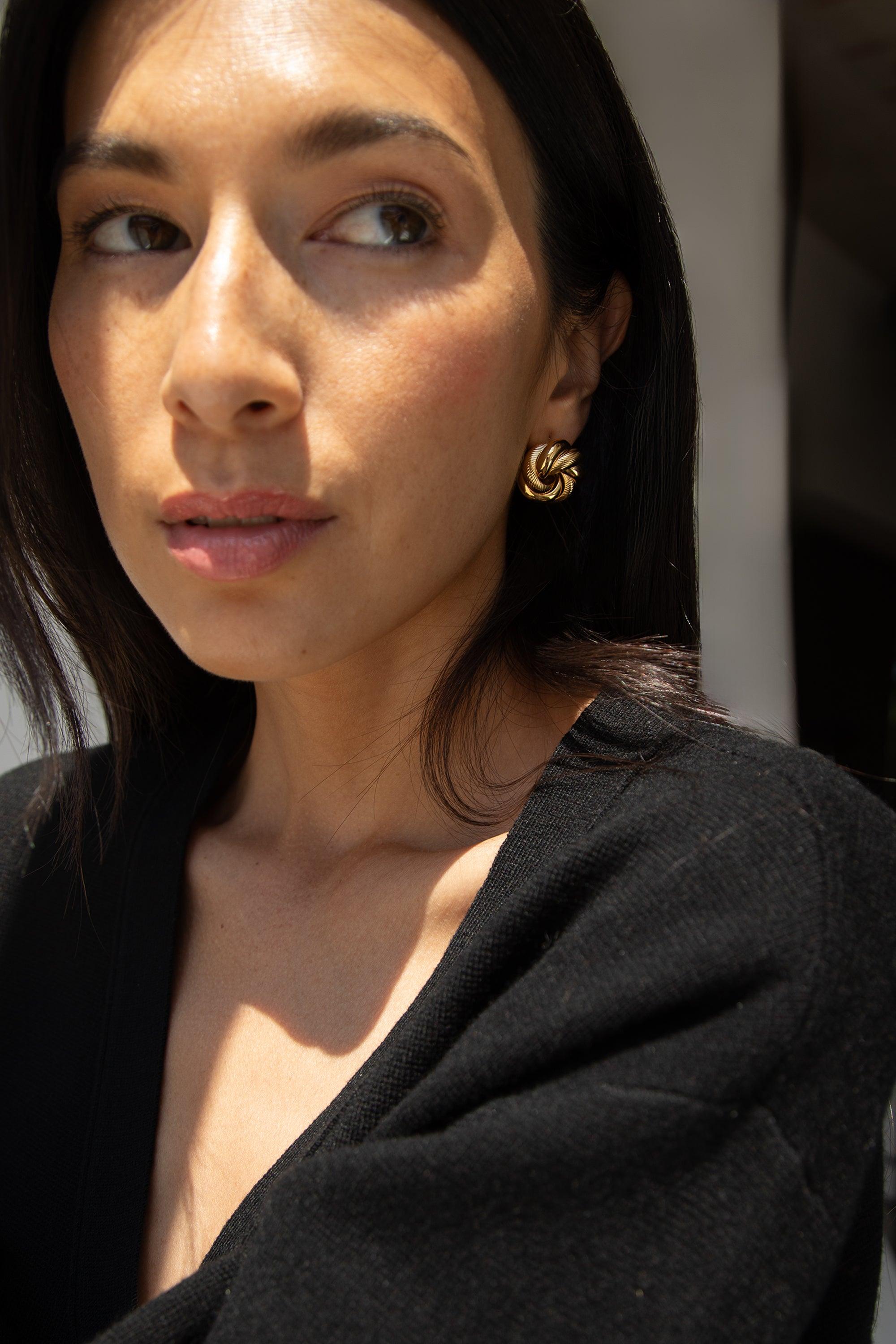 ABSTRACT KNOT EARRING by OAK + FORT