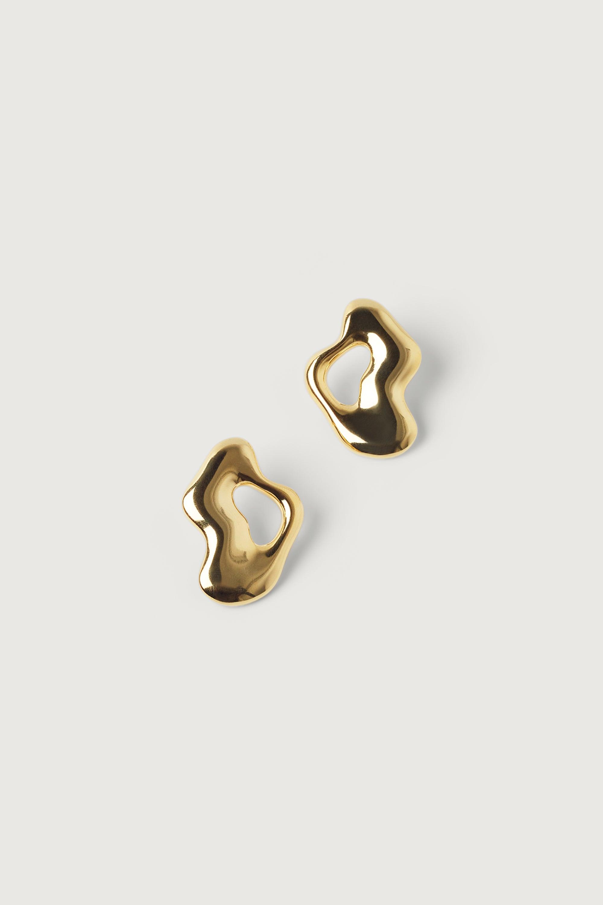 ABSTRACT LIQUID EARRING by OAK + FORT
