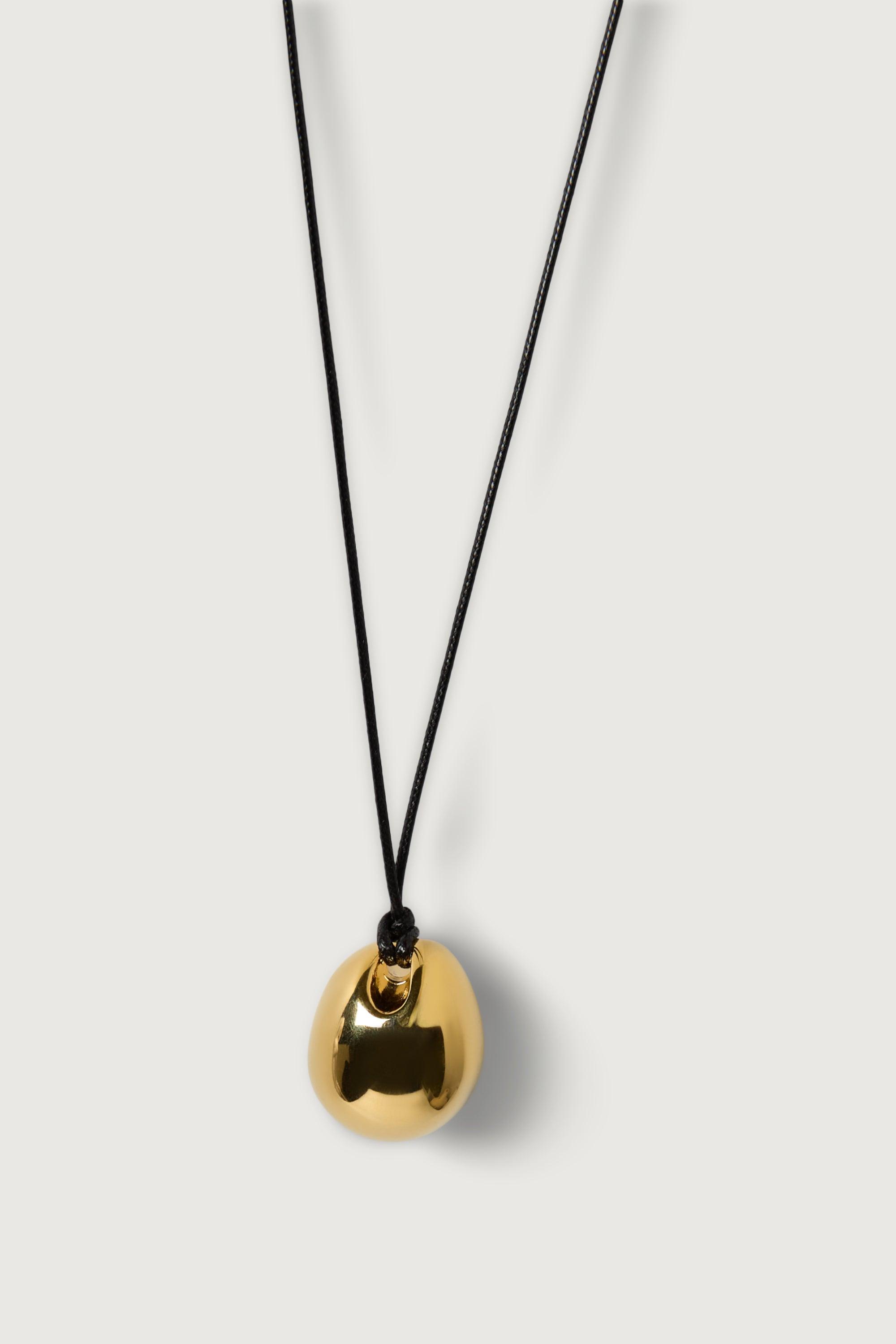 ADJUSTABLE NECKLACE WITH GOLD PENDANT by OAK + FORT