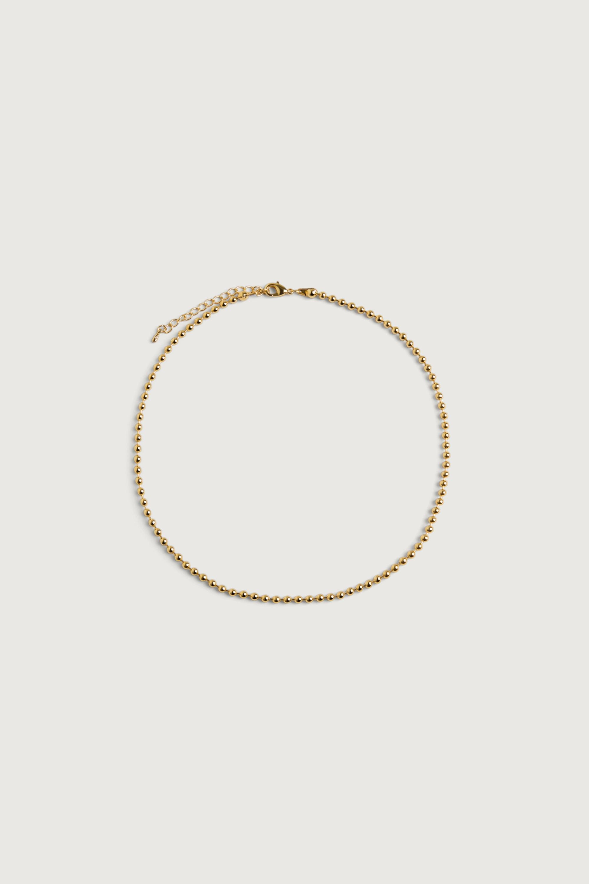 BALL LINK NECKLACE by OAK + FORT