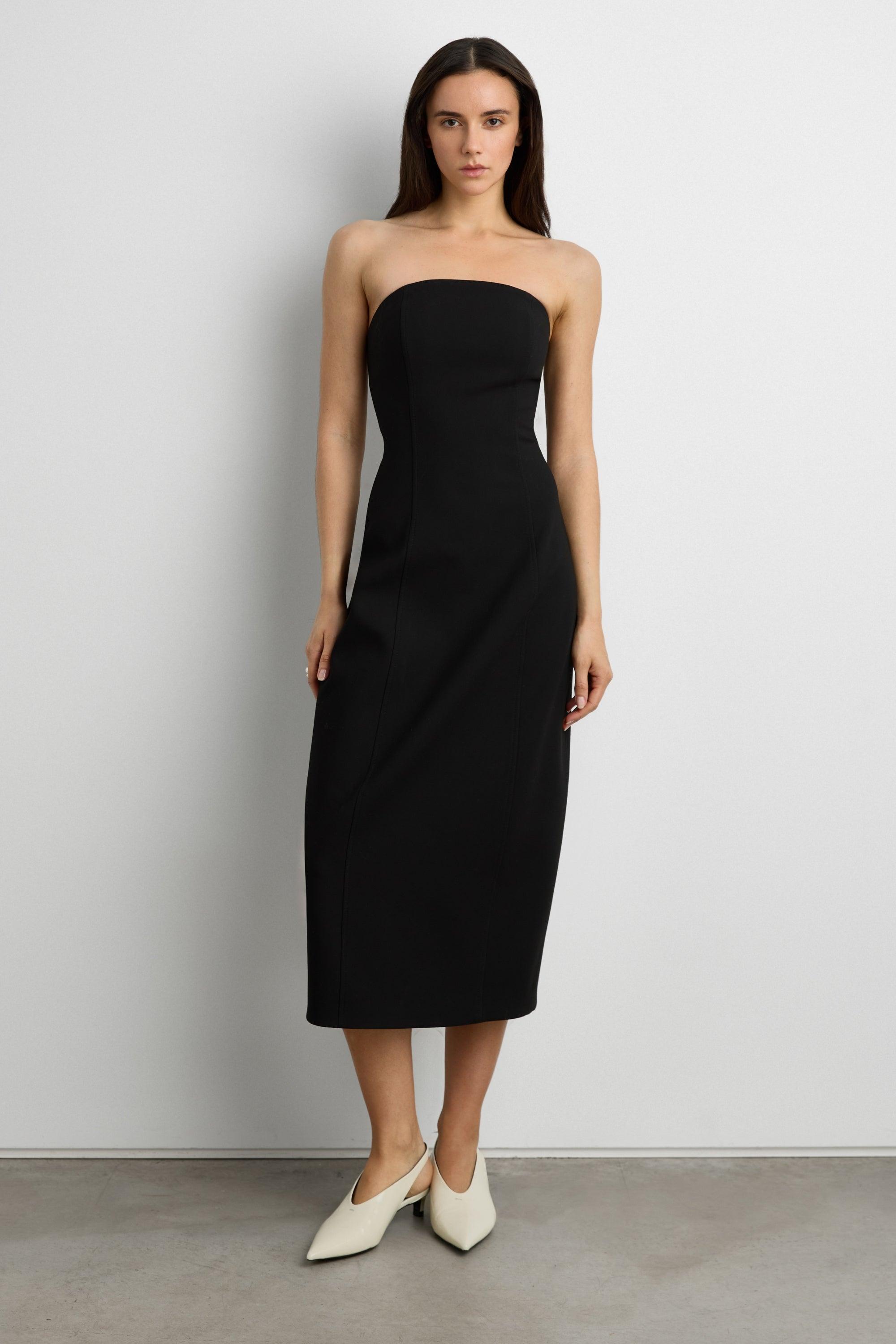 BARREL TUBE TOP DRESS by OAK + FORT