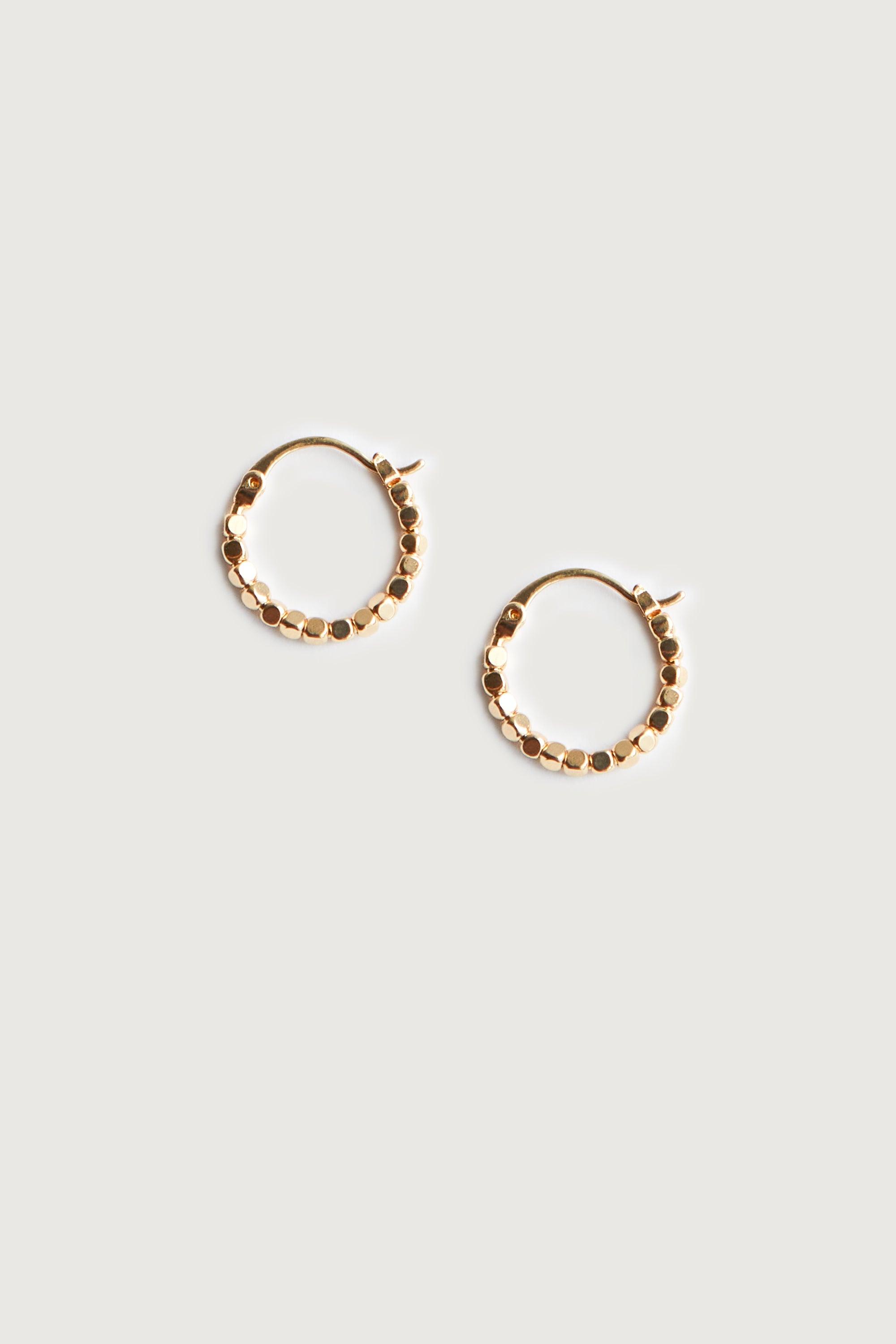 BEADED HOOPS by OAK + FORT